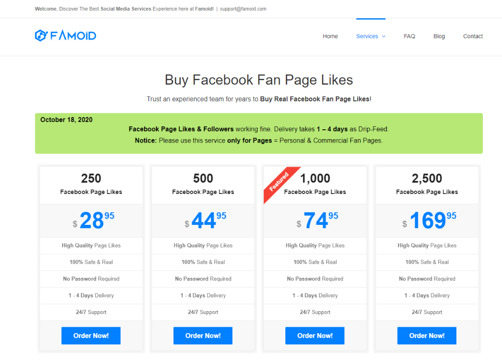 Famoid Facebook
