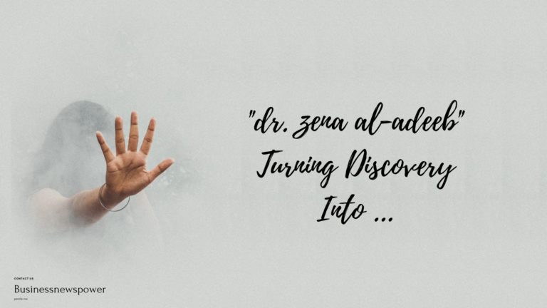 “dr. zena al-adeeb” | Turning Discovery Into …